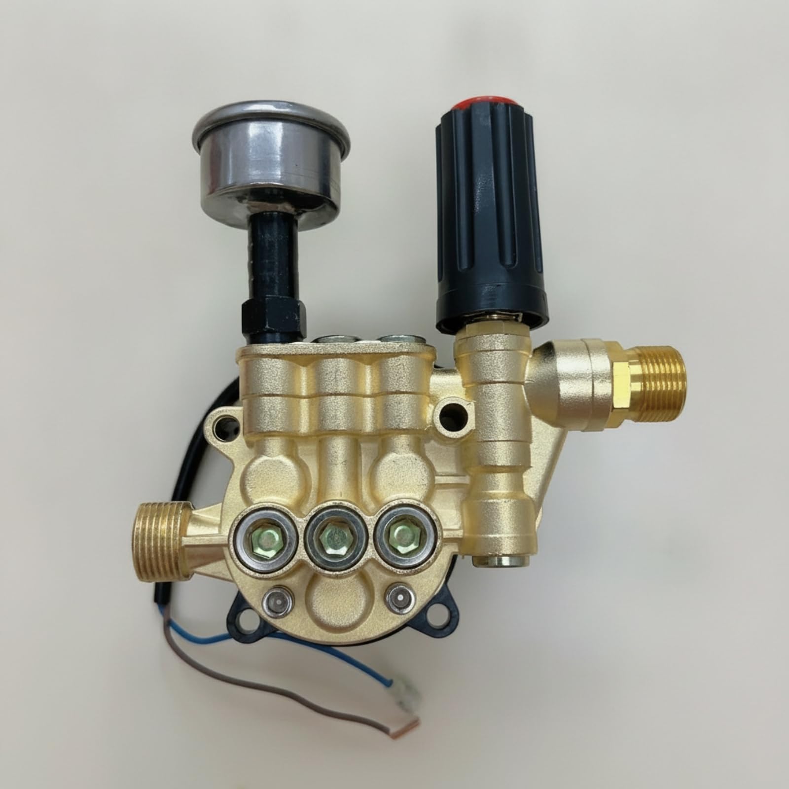 Kolbenpumpe mit Schaltergehäuse Kompakt Pumpe mit Druckschalter Gewindet Hochdruckreiniger-Ersatzpumpe für Heimwerker, Reparatur, Wartung, style to 1