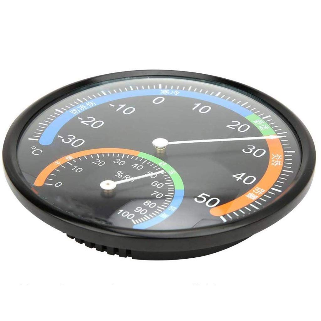 Room Thermometer Wall Thermometer - Hygrometer Indoor Outdoor for Patio，Temperature Humidity Humidor