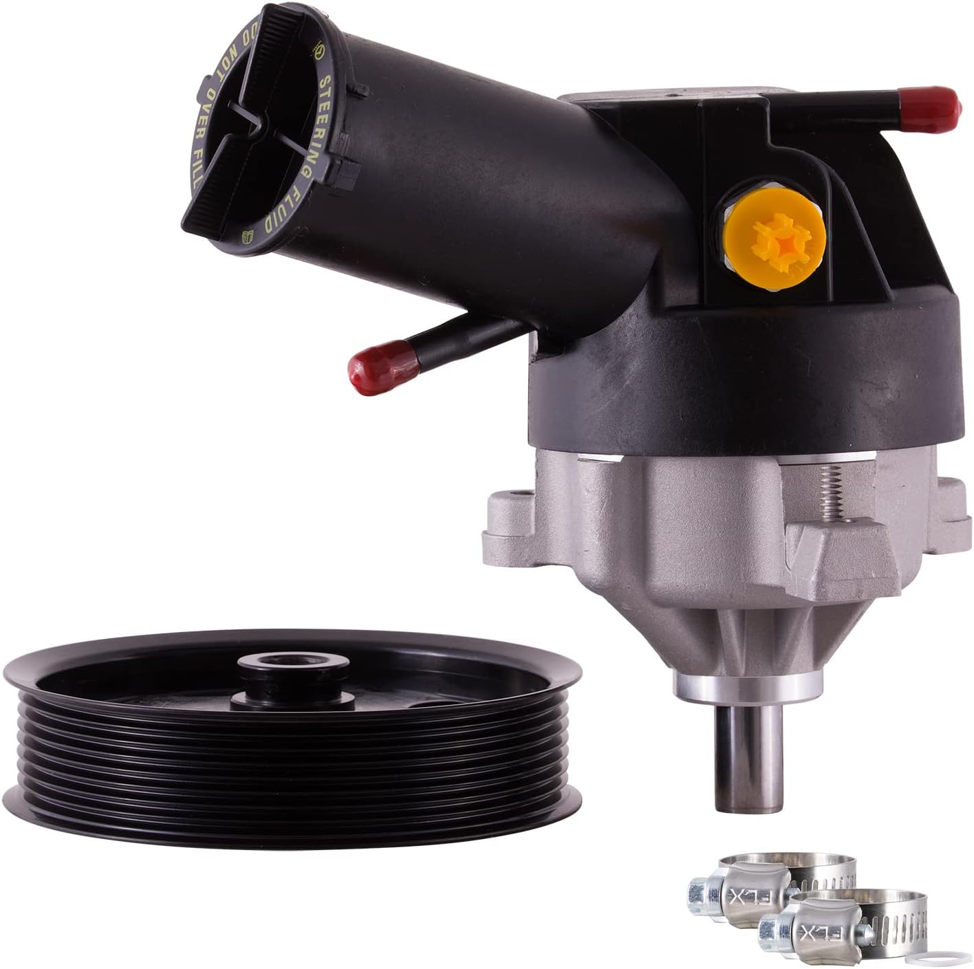 60-6740PR 60-6740PR Power Steering Pump | Fits 2003-99 Ford F-250 Super Duty, F-350 Super Duty, F-550 Super Duty, F-450 Super Duty, 2003-2000 Excursion