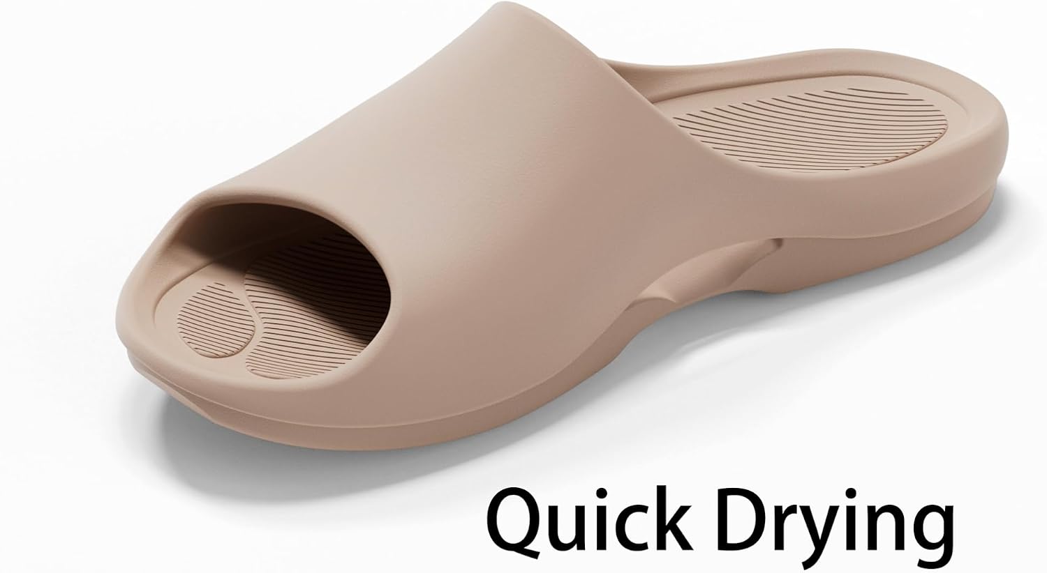 KENROLL KM228 Non Slip Shower Shoes, Arch Support EVA Slides | rubber anti-slip outsole, cushioned sole, side drainage, toe protection, ideal for seniors adults family, bathroom pool beach
