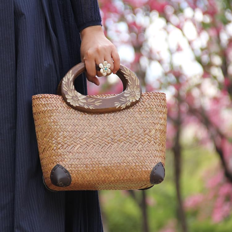 Bolso Tote de Verano Boho Hecho a Mano para Mujer miniatura 2