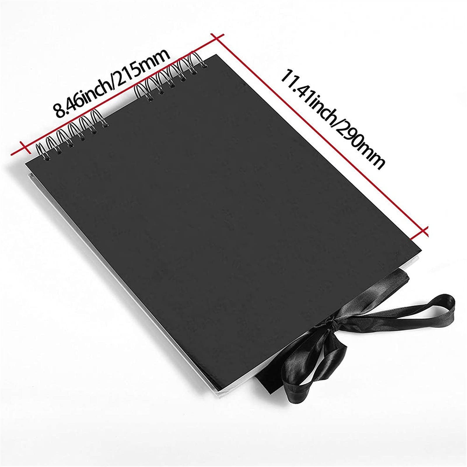 Album Photo Albums photo 80 Noir Pages Noir Livres de mémoire A4 Craft Papier DIY Scrapbooking Image Grande capacité Famille Mariage Picture Albums Album (Color : B)