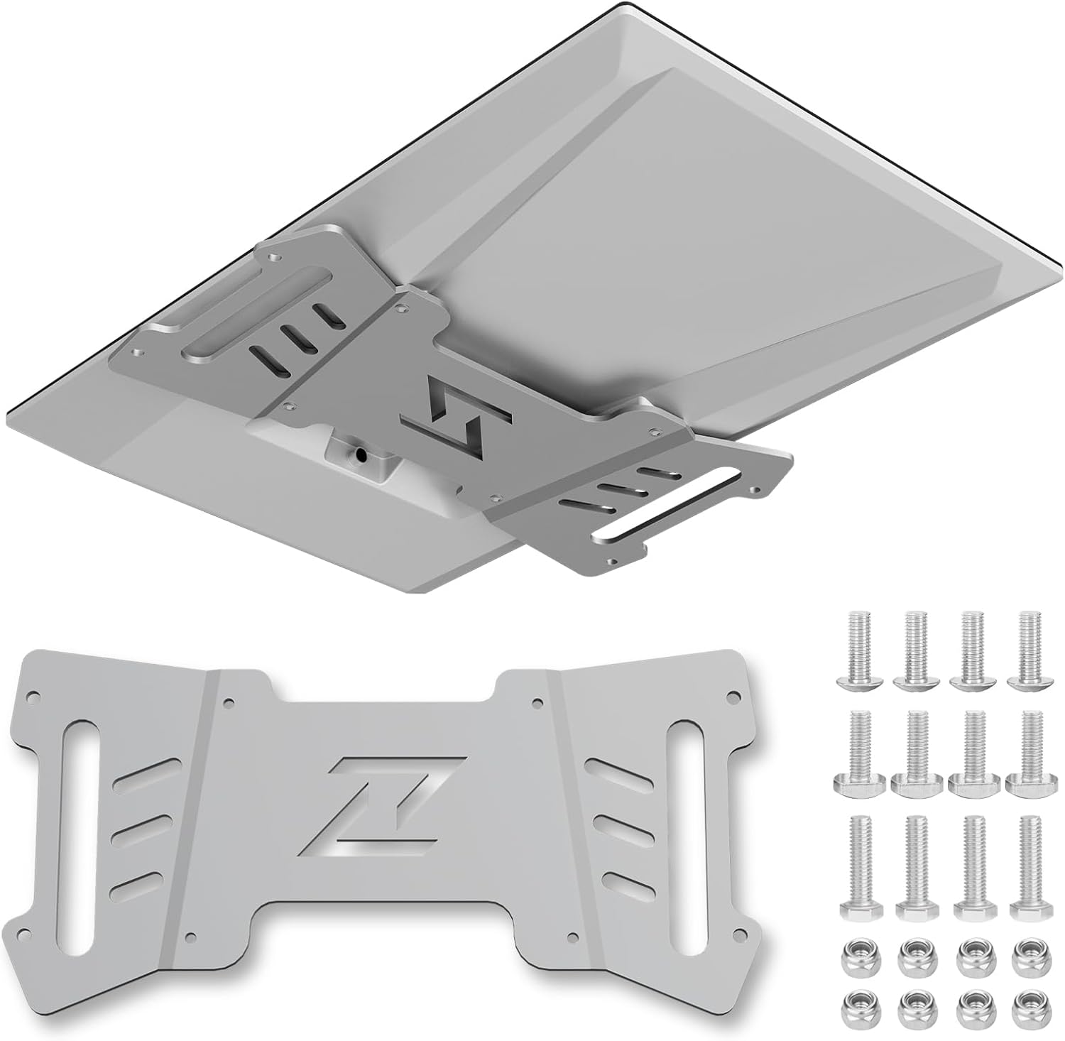 Starlink Performance Gen 3 Roof Mount, Ybervont Starlink Performance Flat Mount Kit with Stainless Steel Adapter, Fits RV, Boat, Metal or Roof Rails for Extreme Climates