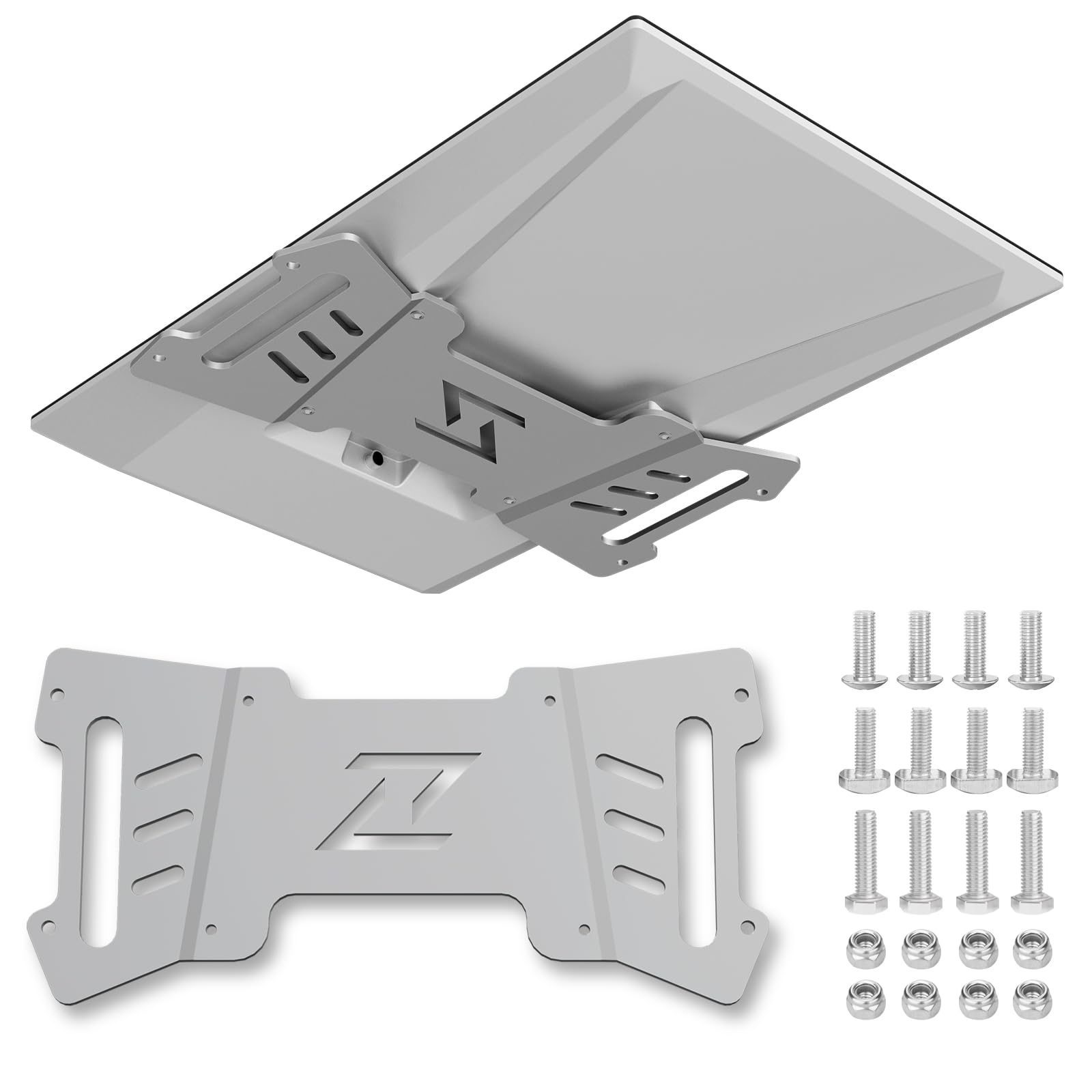 Starlink Performance Gen 3 Roof Mount, Ybervont Starlink Performance Flat Mount Kit with Stainless Steel Adapter, Fits RV, Boat, Metal or Roof Rails for Extreme Climates