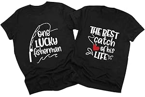 Couples Matching Shirts for Him and Her: Funny, Heart Printed Valentine's Day Graphic Tees