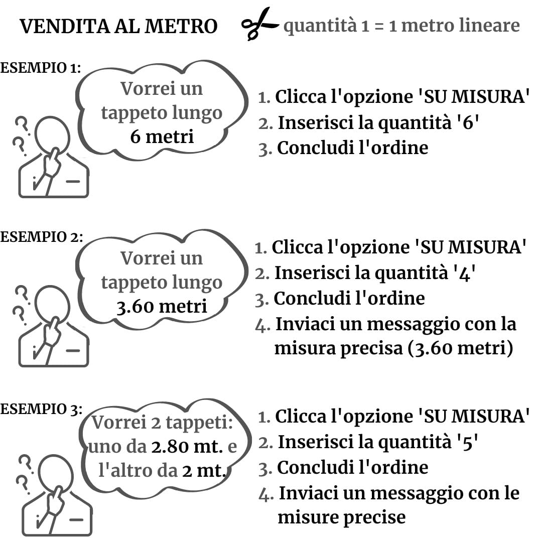 Tappeto Passatoia Blu 68 Cm Al Metro - Moquette Antiscivolo Per Casa - Foto 4