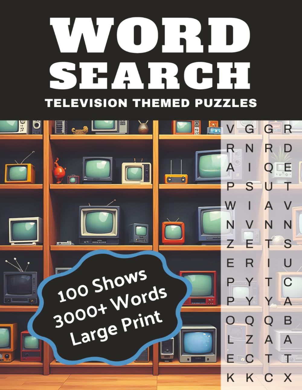 Word Search: A Word Find Book with Television Themed Puzzles for Seniors, Adults and Teens