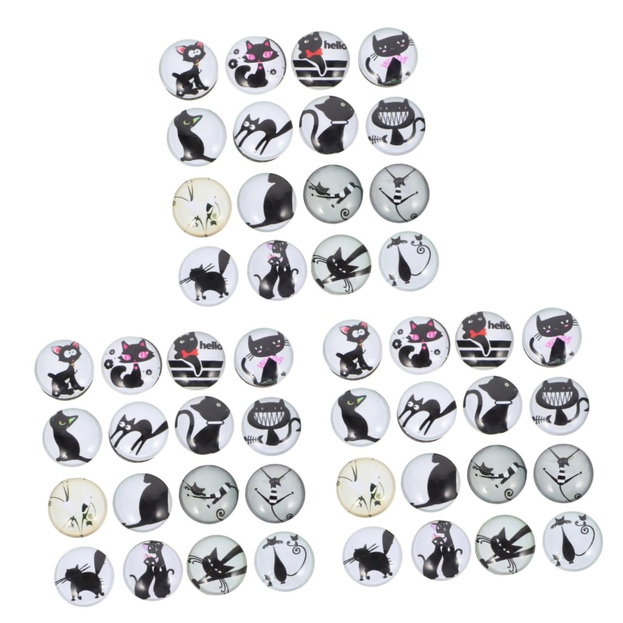 Imanes de refrigerador de gato decorativos para regalos de cumpleaños y Navidad