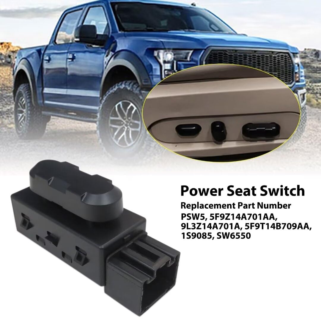 SW7258 Interrupteur de siège électrique côté conducteur pour Ford Mustang 2005-2014