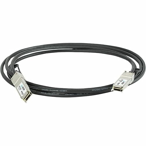 Miniatura 1 de Axiom Memoria - Q28P-100G-C1M-AX 100GBASE-CR4 QSFP28 Cable DAC pasivo 3.3 ft - 3.28 pies Cable de red twinaxial para módulo OEM, conmutador,