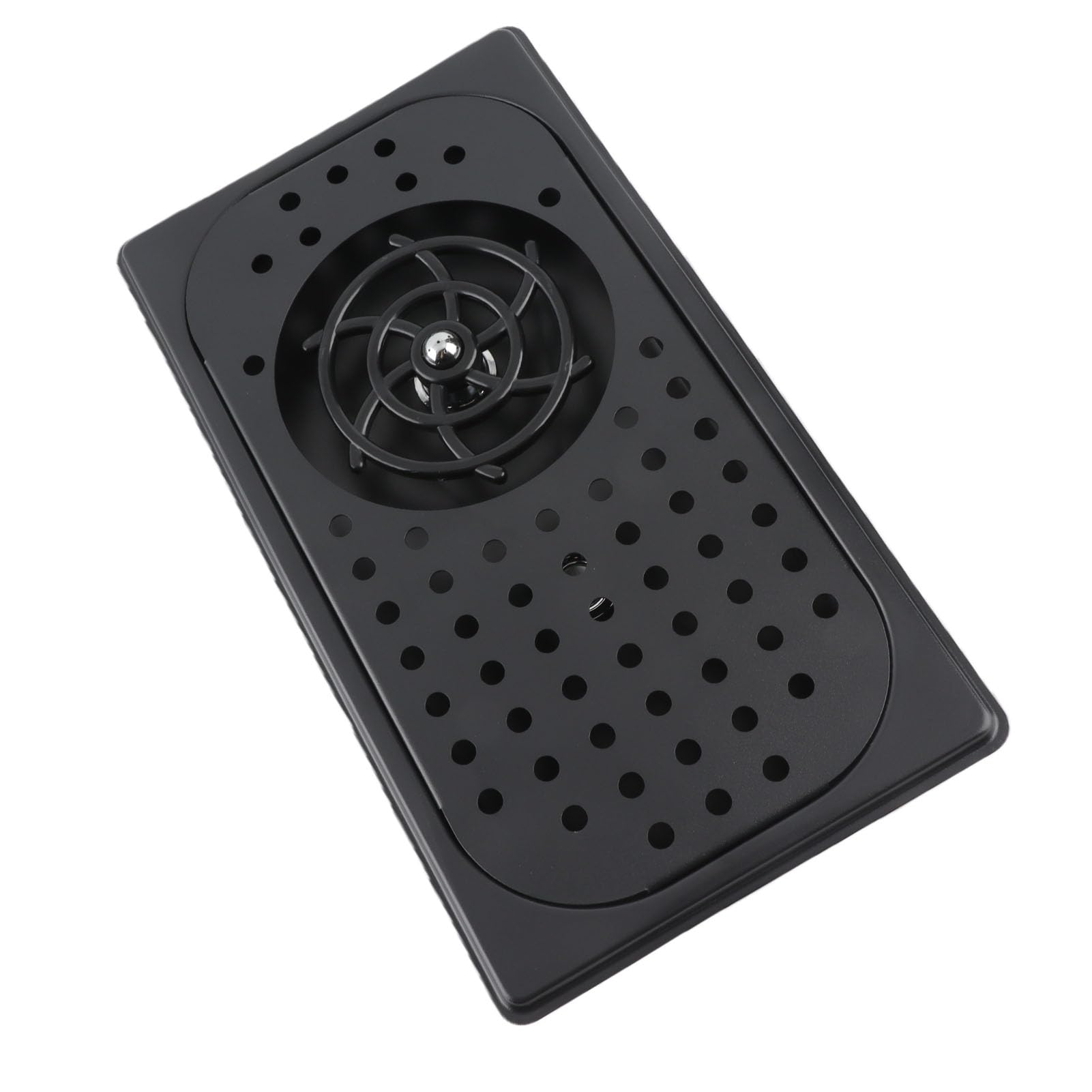 AUNMAS Kannenreiniger, 360 Grad Spülung, Edelstahl, für Spüle (BLACK)
