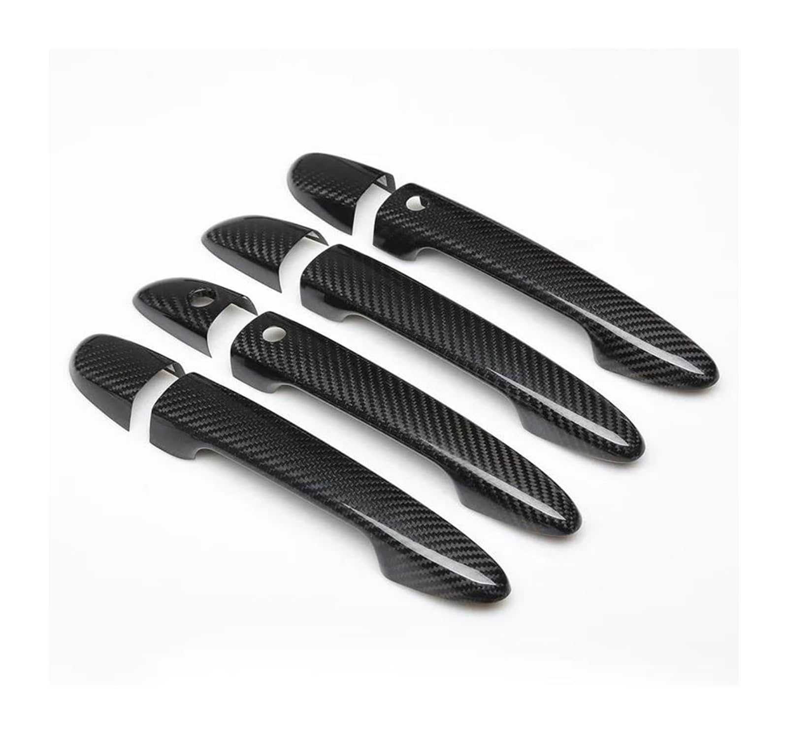 Hckclmbmzw Style4 For Mazda 2 3 6 2007-2019 Chrome Outer Door Handle Cover Trim Car Exterior Accessories Protective Stickers Door Handle Cover(Style4)