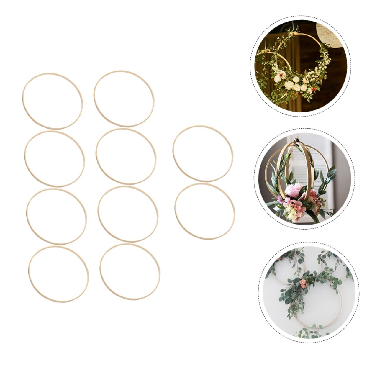 Tofficu 40 Piezas De Coronas Navideñas DIY Decoración De Bienvenida De Eucalipto Artificial Decorativa para El Hogar Decoración para Exteriores Decoración De Despedida De