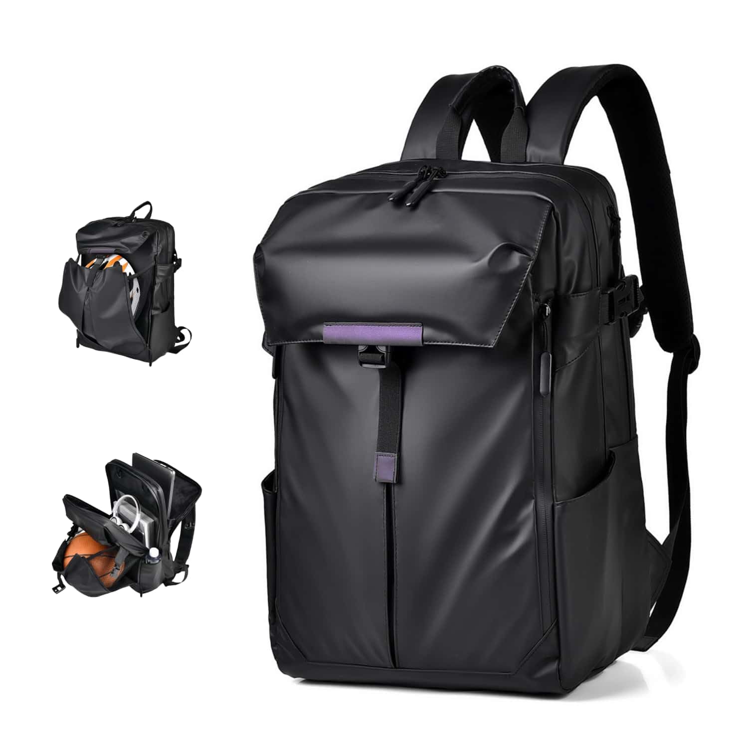 Xfopz Business Laptop Backpack for Men & Women, 21L Water Resistant College Backpack Fits 15.6 Inch Computer, Laptop and Notebook Casual Backpack Daypack for Work Daily Travel College Riding, Black (B0DGLV4YGK) Amazon Price History, Amazon Price Tracker