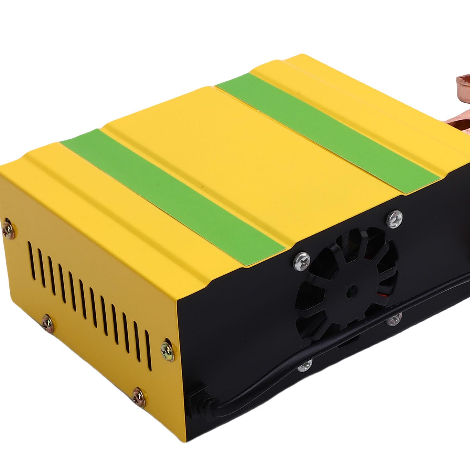 Hyuduo Caricabatteria per Auto 12V 24V Caricatore di Mantenimento Automatico Mantenitore di Batteria con Controllo CPU Protezioni Multiple per Moto Auto SUV Camion (Spina europea)