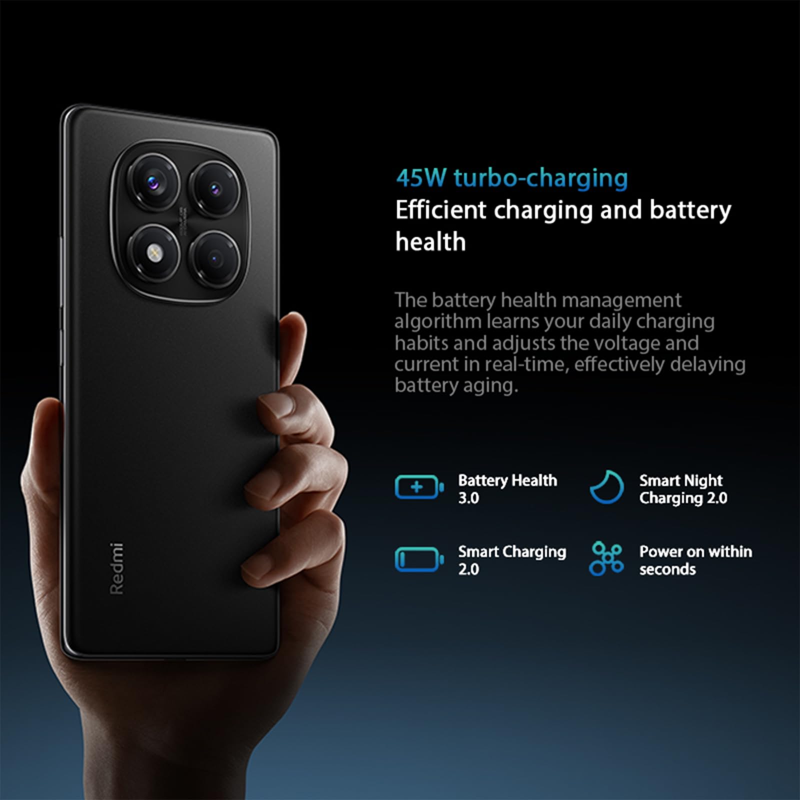 Xiaomi Redmi Note 14 Pro 4G LTE (for Tmobile Mint Tello & Global) (256GB + 8GB) 6.67" 120Hz 200MP AI Camera Model 24116RACCG Unlocked Dual Sim (Ocean Blue)