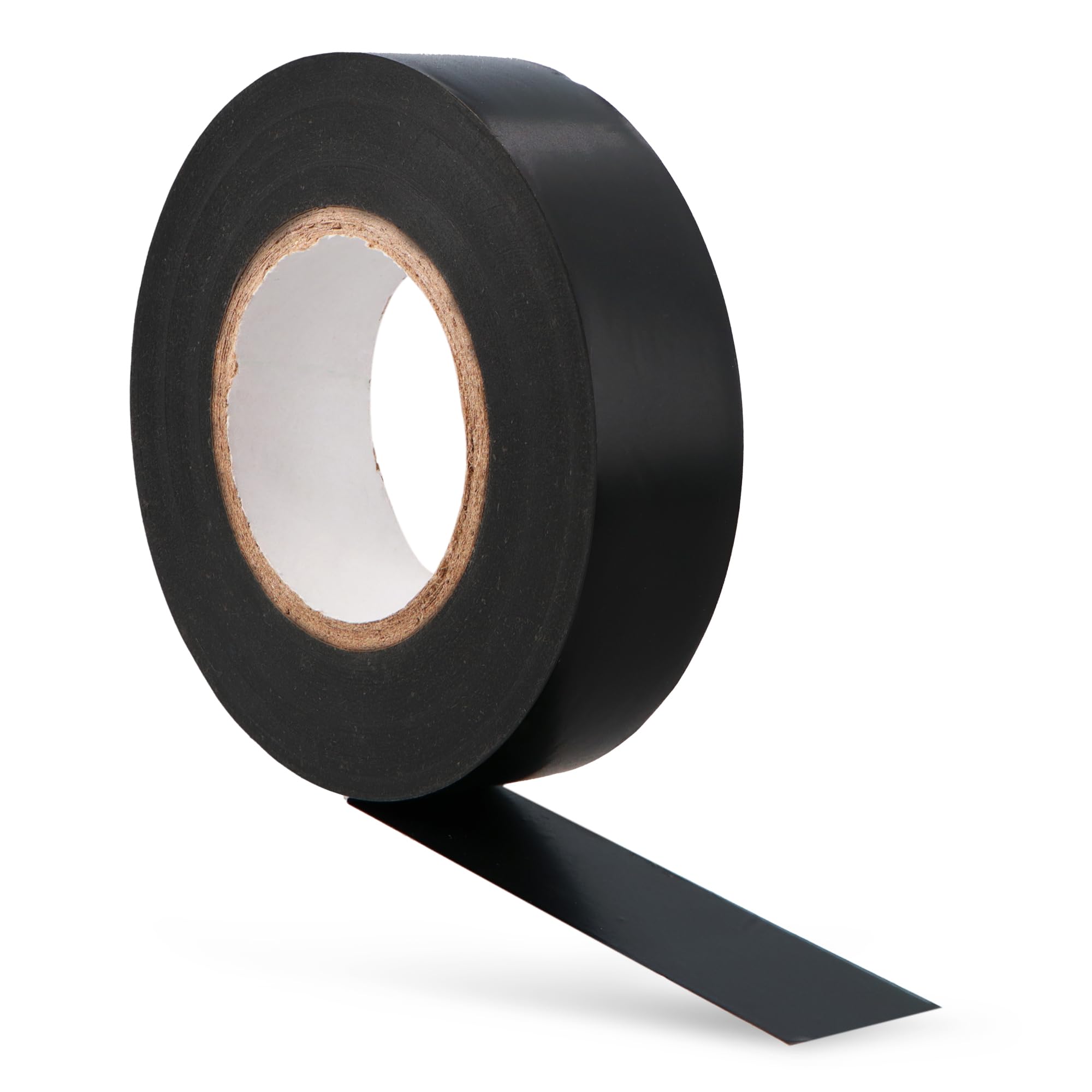 50x Cinta Aislante Reparadora 19 mm x 20 m de PVC Instalaciones Eléctricas Autoadhesiva Adhesiva Resistente al Calor para Aislar Proteger Agrupar Reparar Cables Eléctricos Negra