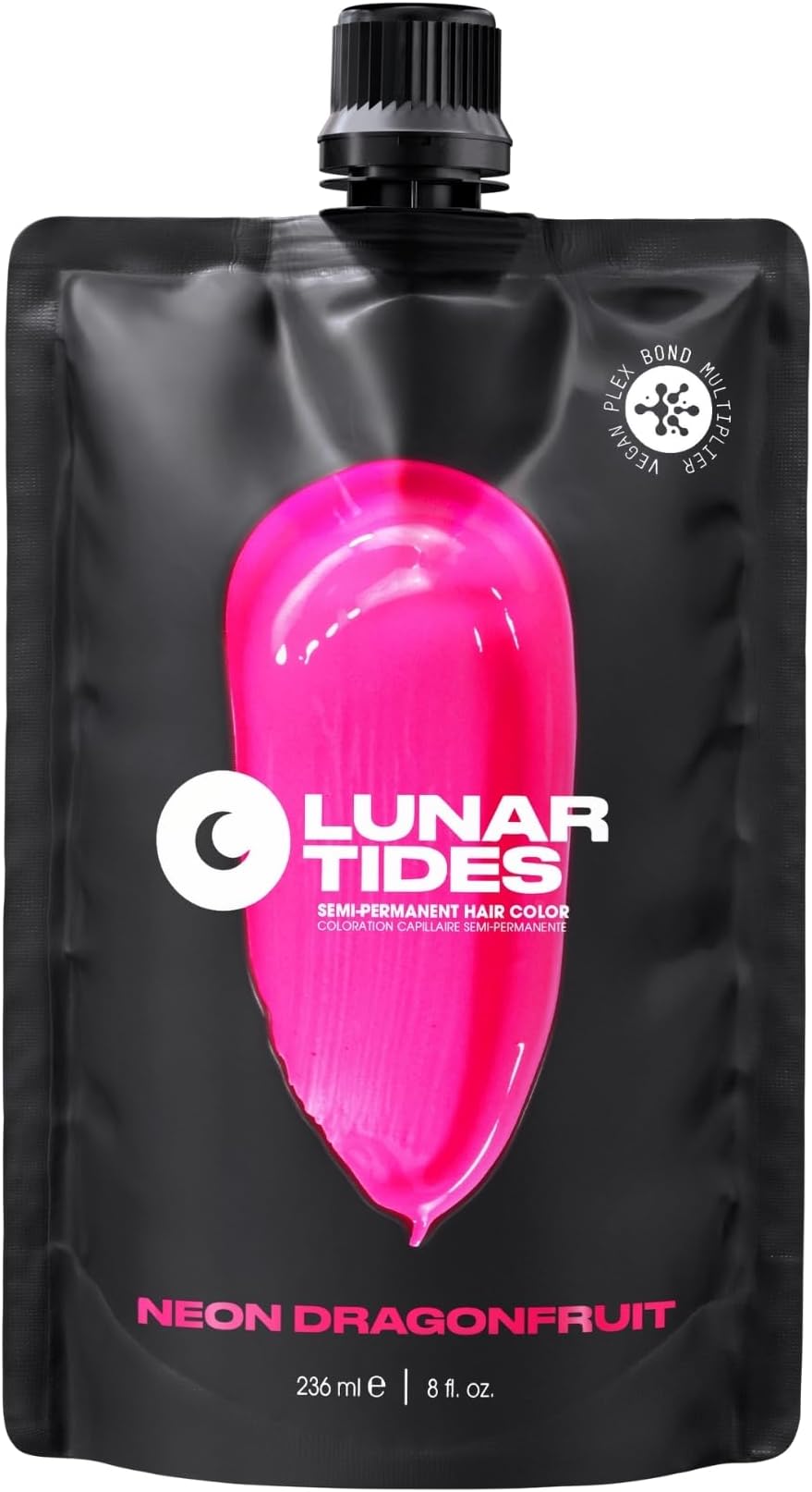 Semi-Permanent Hair Color (43 colors) (Neon Dragonfruit, 8 fl. oz.)