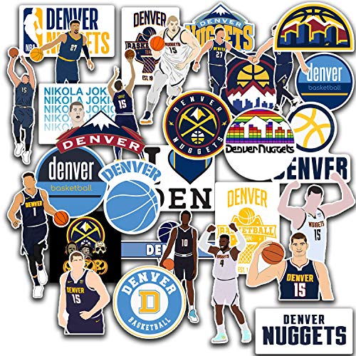 31 PCS Set of Denver Decal Nuggets Stickers Pack Denver Vinyl Nuggets 2-2.5 inches