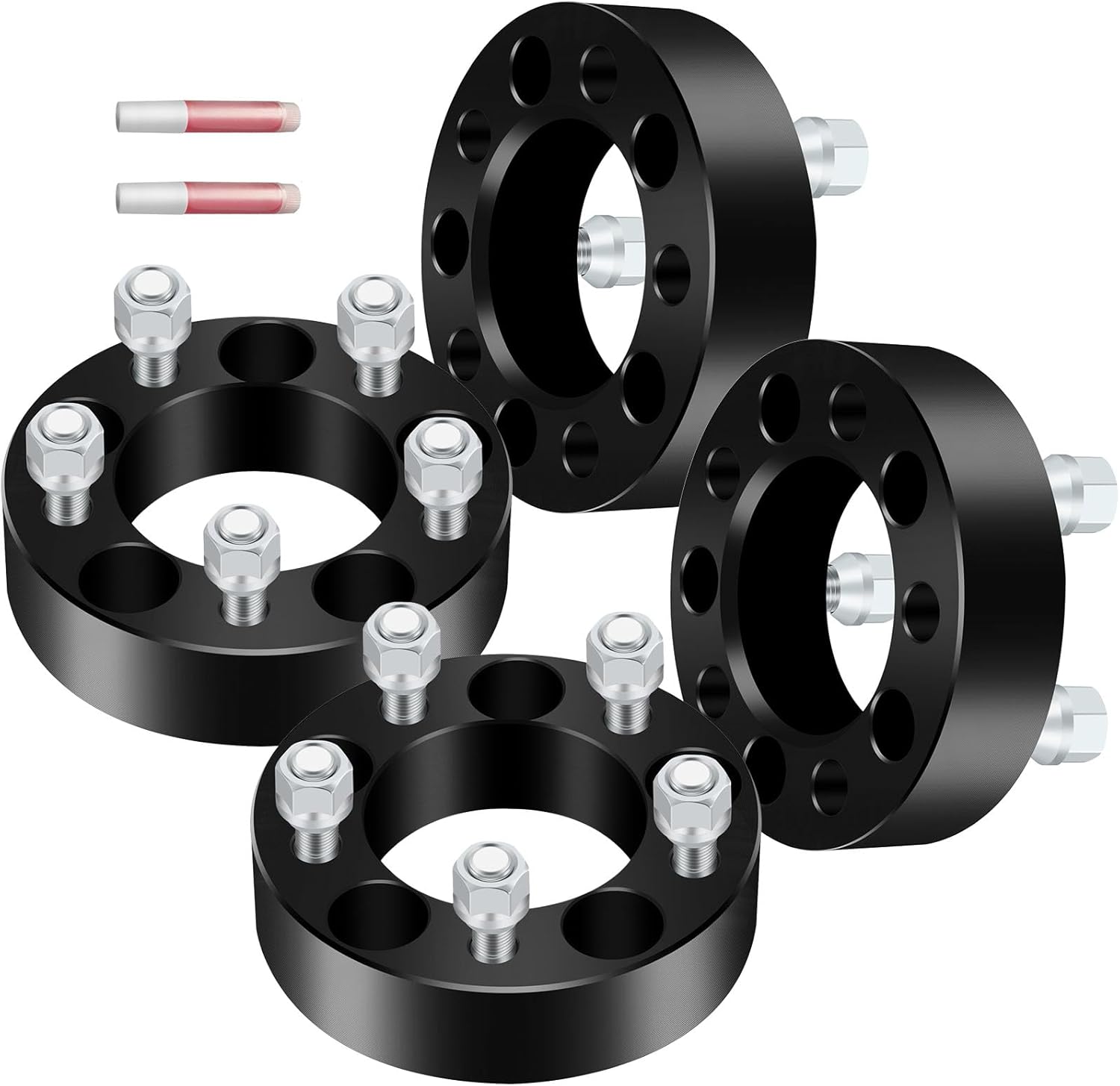 SCITOO 4Pcs 1.5 inch 5x4.5 to 5x4.5 5 Lug Wheel spacers 5x114.3 Bore 82.5mm Compatible with for Cherokee Wheel spacers 1984-2001 for Liberty Wheel spacers 2006-2012