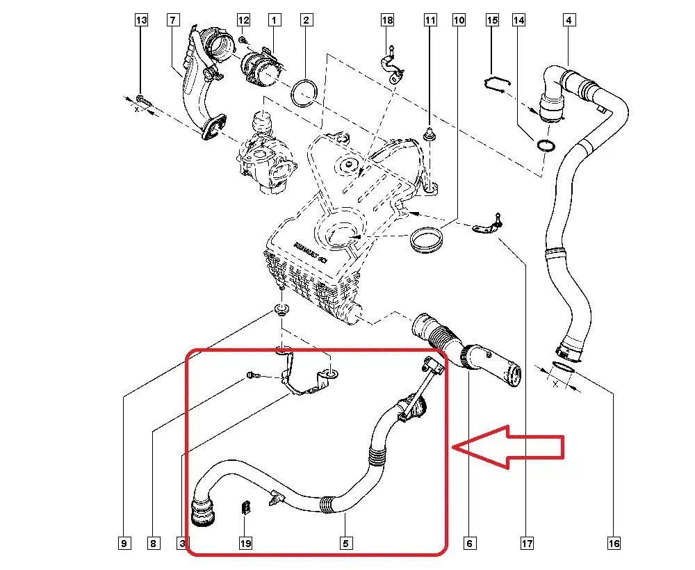 LLS-GERMANY Tuyau turbo compatible avec Dacia Duster, 1.5 dCi, 1.5 dCi 4x4, 86 ch, 90 ch, 107 ch, 109 ch, 110 ch, 144607625R