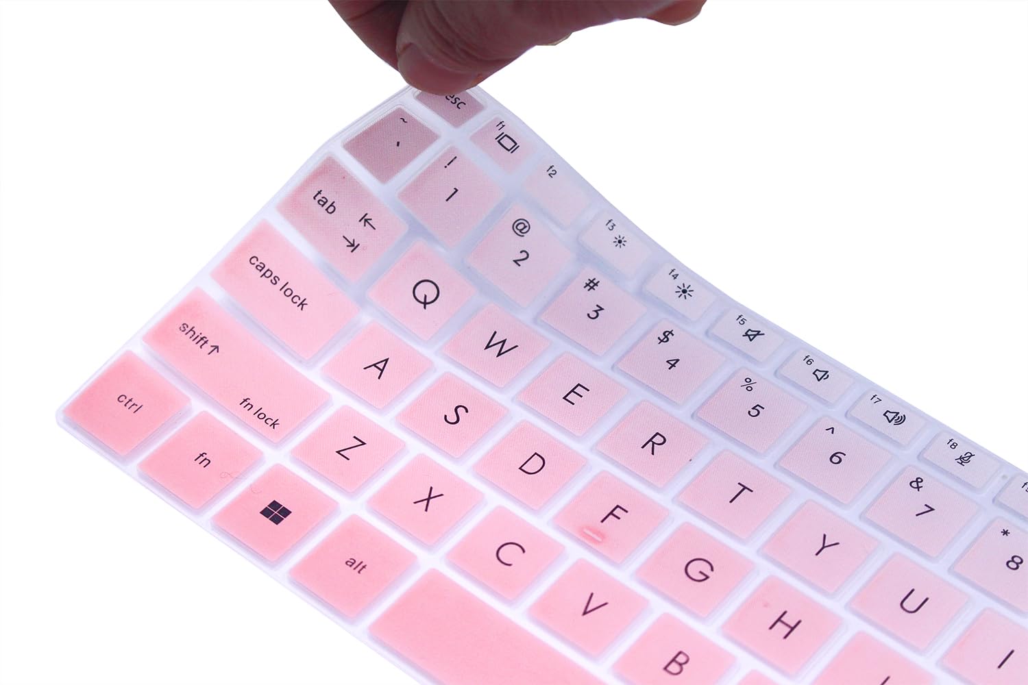 Silicone Keyboard Cover For HP EliteBook 830 835 840 845 1040 G9 G10 - Ombre Mint Color