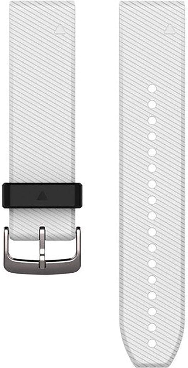Garmin Watch Strap 20 mm Silicone, white, 22 mm - Image 4