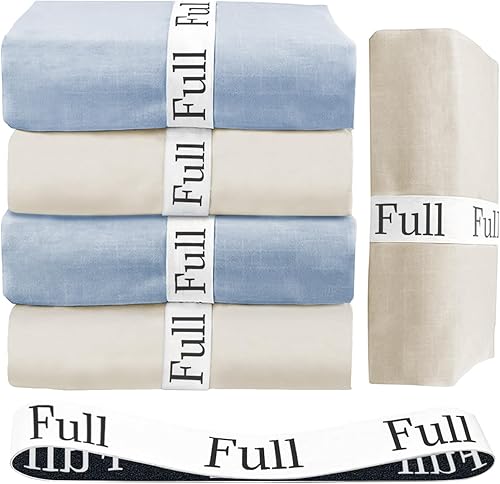 Organizadores de sábanas y bandas de almacenamiento, correas elásticas para sábanas y organizador de almacenamiento de sábanas para armario de lino,