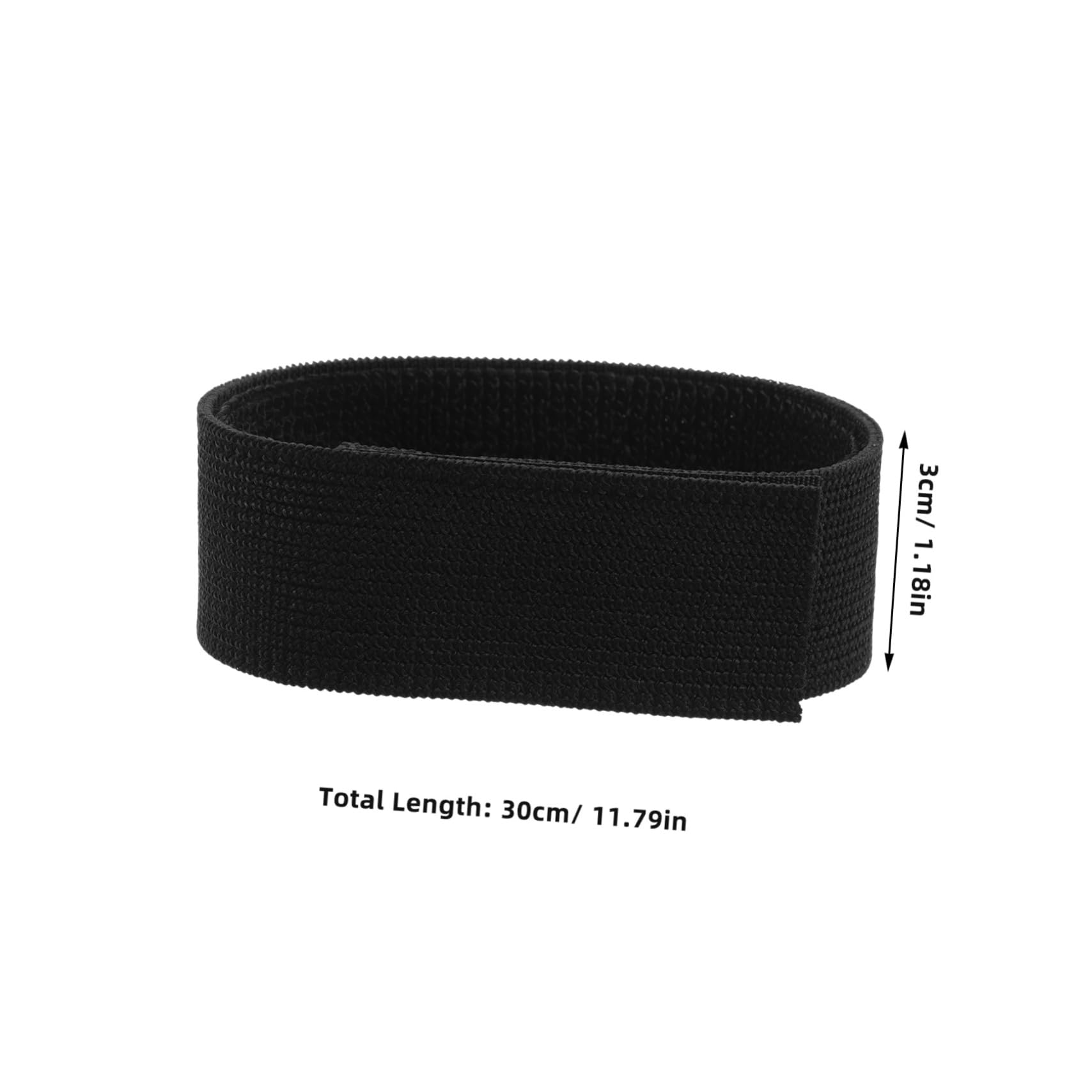 4pcs Elastic Band Hiking Legging Band Legging Rope Outdoor Garter Straps Legging Garters Riding Boot Straps Self-adhesive Elastic Bands Cycling Garter Straps Blended Black