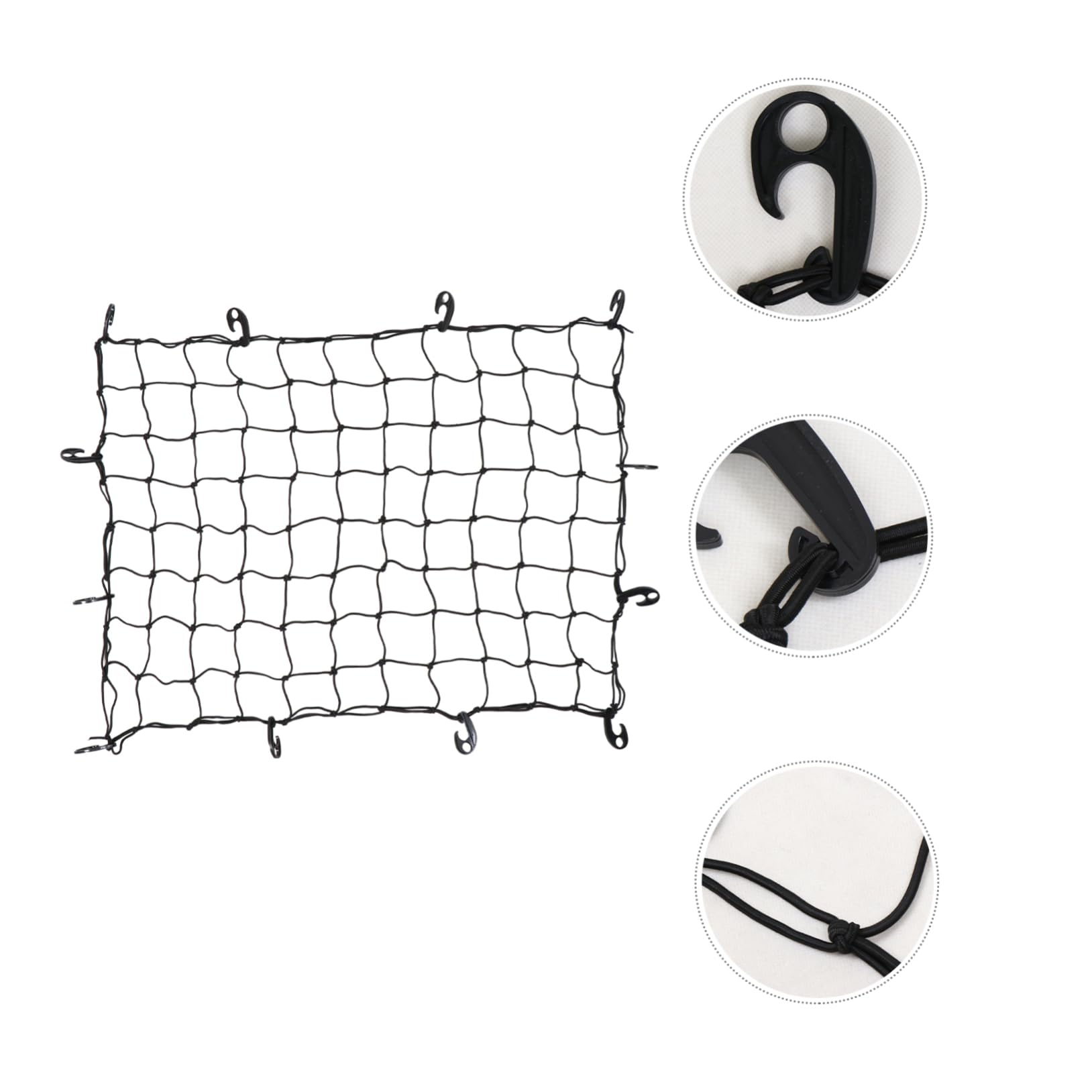 Filet De Rangement Élastique pour Toit De Voiture Filet Coffre Voiture pour Bagages Porte-Bagages Camionnettes Et Remorques