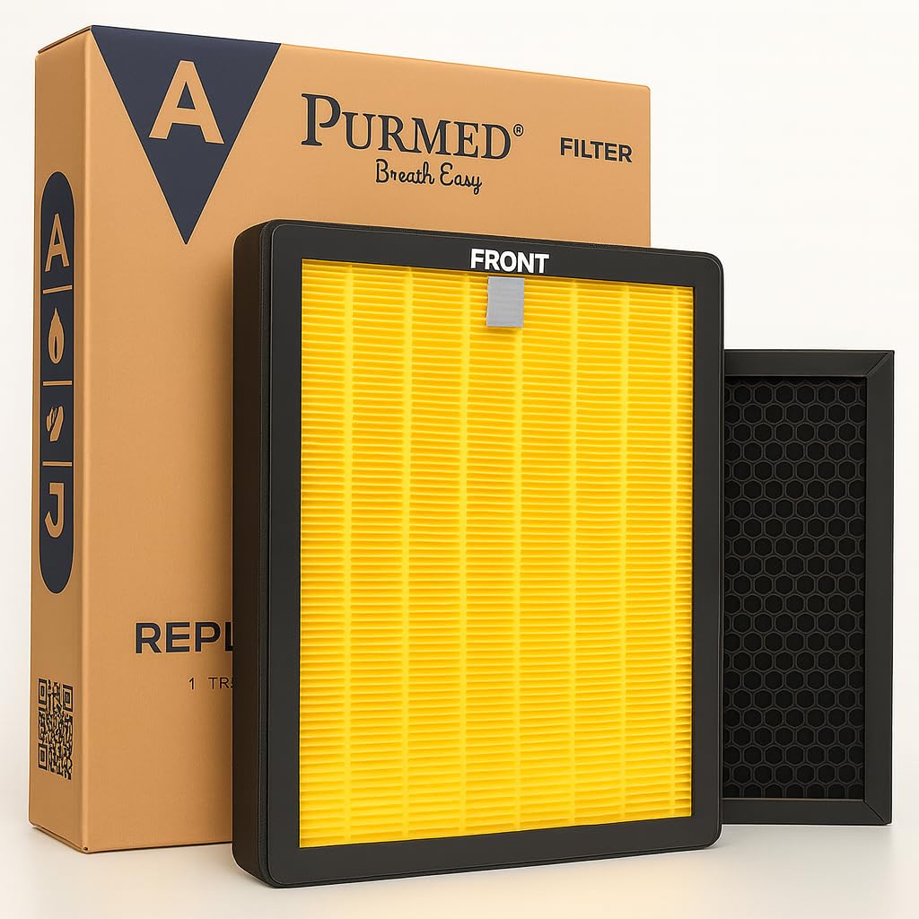 Purmed Pure Flat Hava Temizleme Cihazı Uyumlu Hepa + Karbon Filtre
