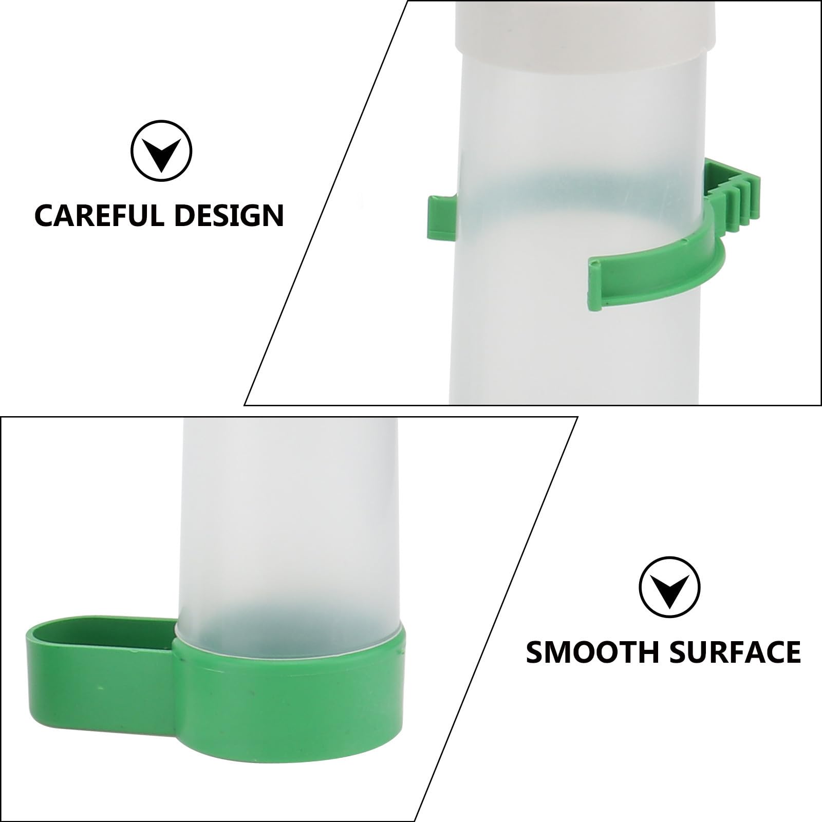 BESPORTBLE 2juegos Bebedero Automático para Pájaros Dispositivo De Agua para Canarios Agapornis y Periquitos De Fácil De Limpiar Filtraciones