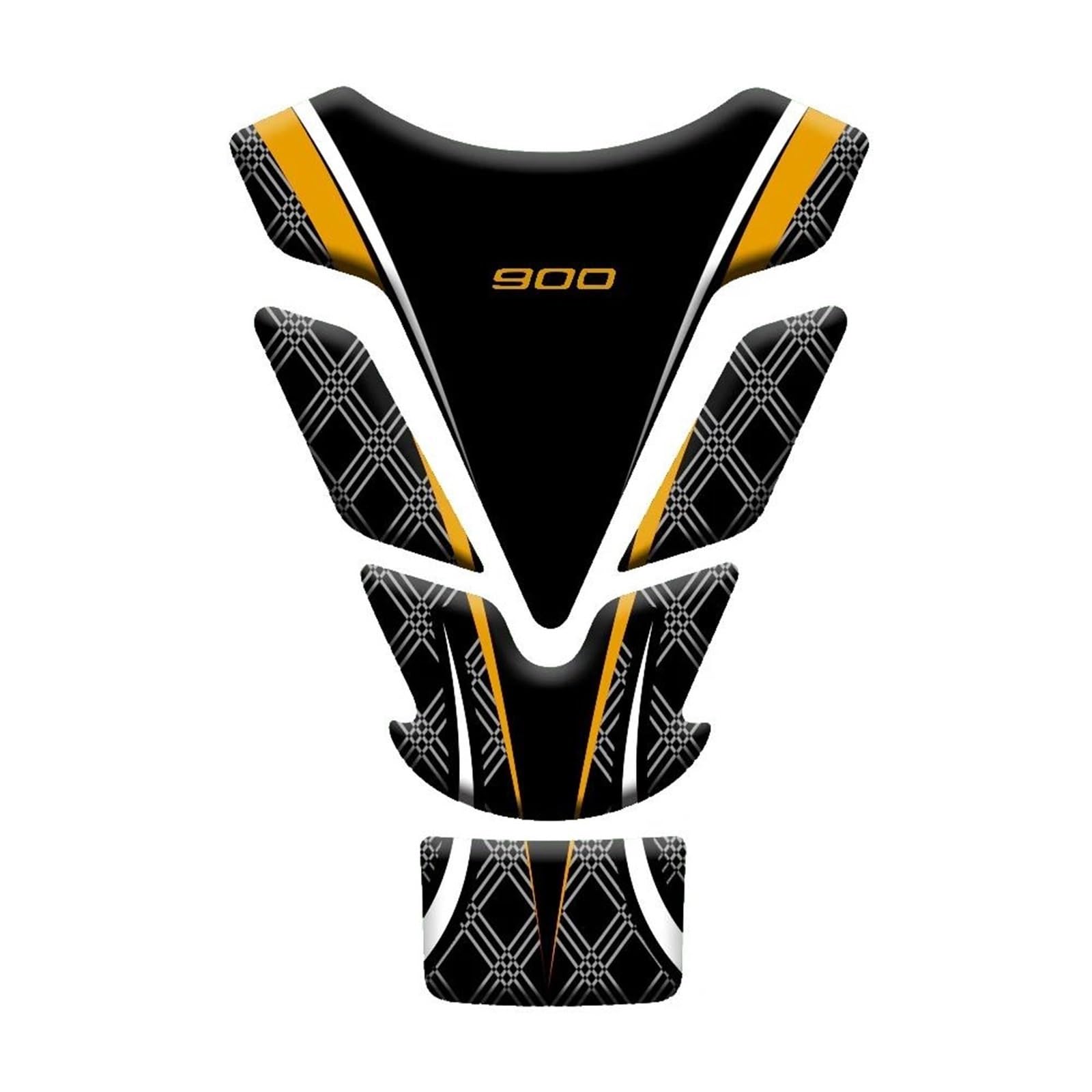 Motorcycle Accessories Tank Pad Gas Protector Decals Stickers Replace Kit for Kawasaki for Z 900 Fishbone Tank Pad(Color10)