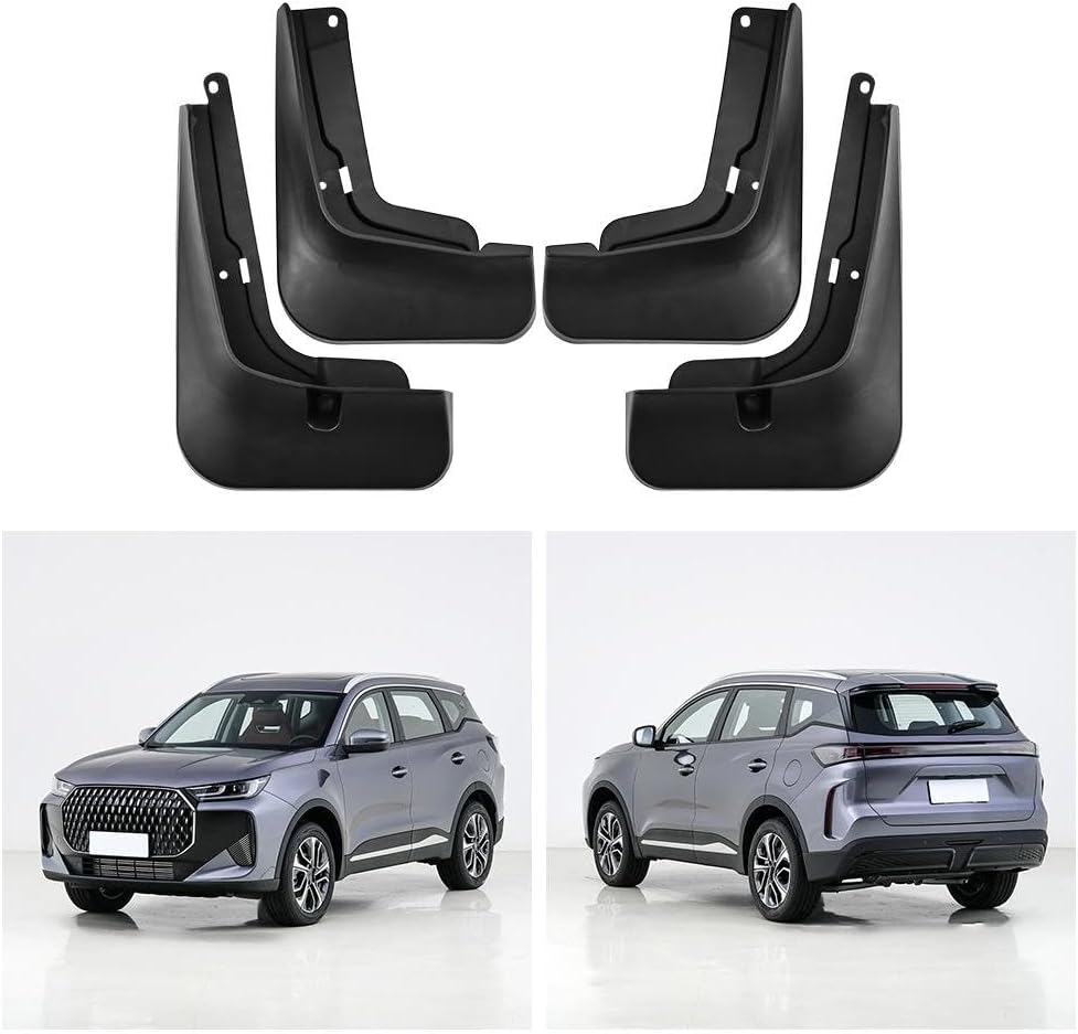 Car Splash Proof For Chery For Tiggo 7L Plus 2025- Mud Flaps Exterior Parts Fender Protector Car Flaps Splash Guards Fender 4Pcs