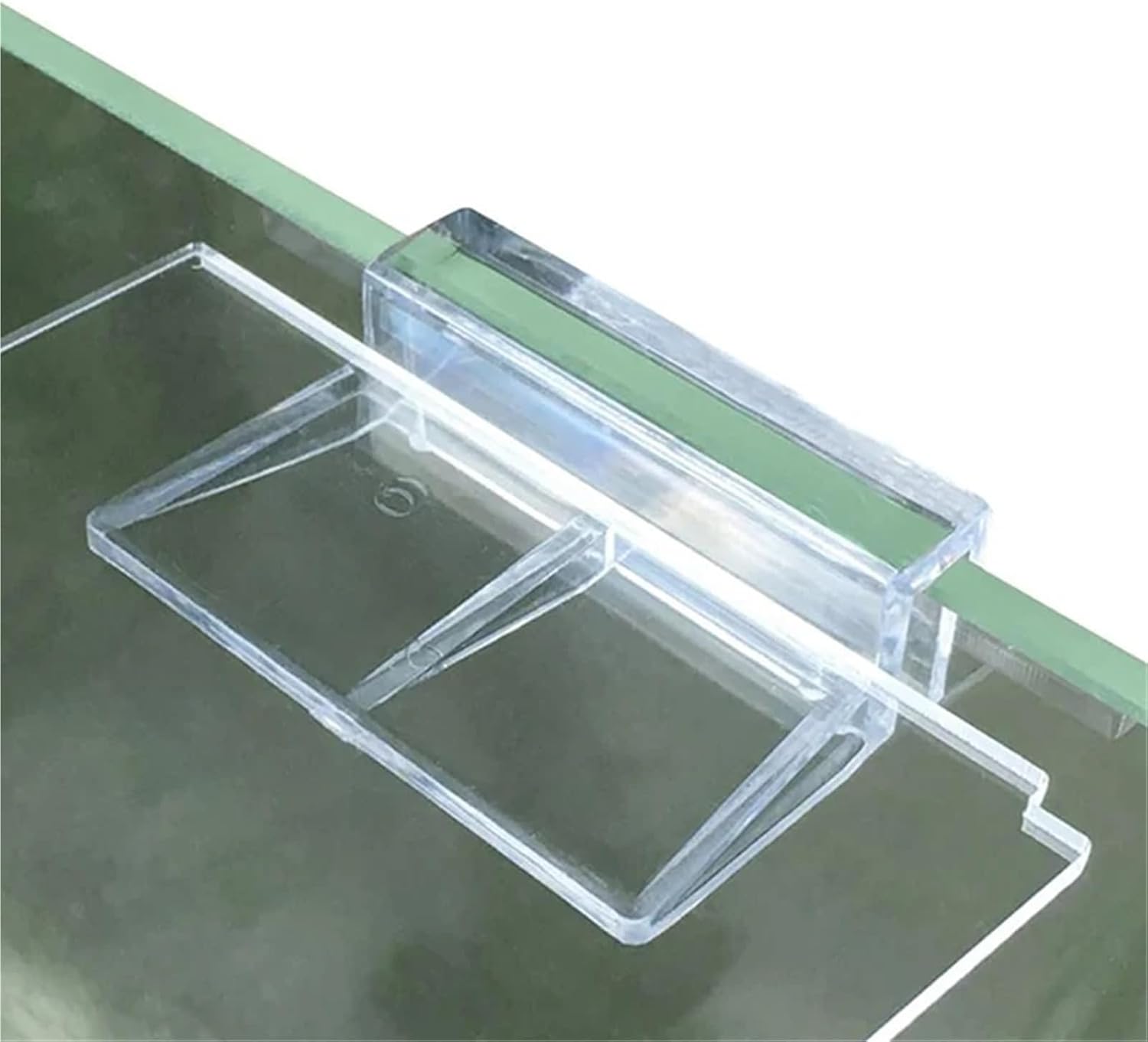 Aquarium Lid Clips 50 Pcs Rimless Aquarium Glass Cover Supports – Acrylic Bracket Clips for Fish Tank Lid(A3)