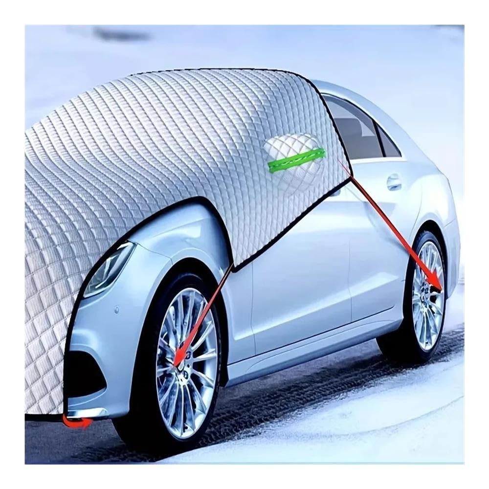 Ingrandisci la Copertura nevosa for Auto, la Protezione Invernale Antivento e Impermeabile for Il Ghiaccio