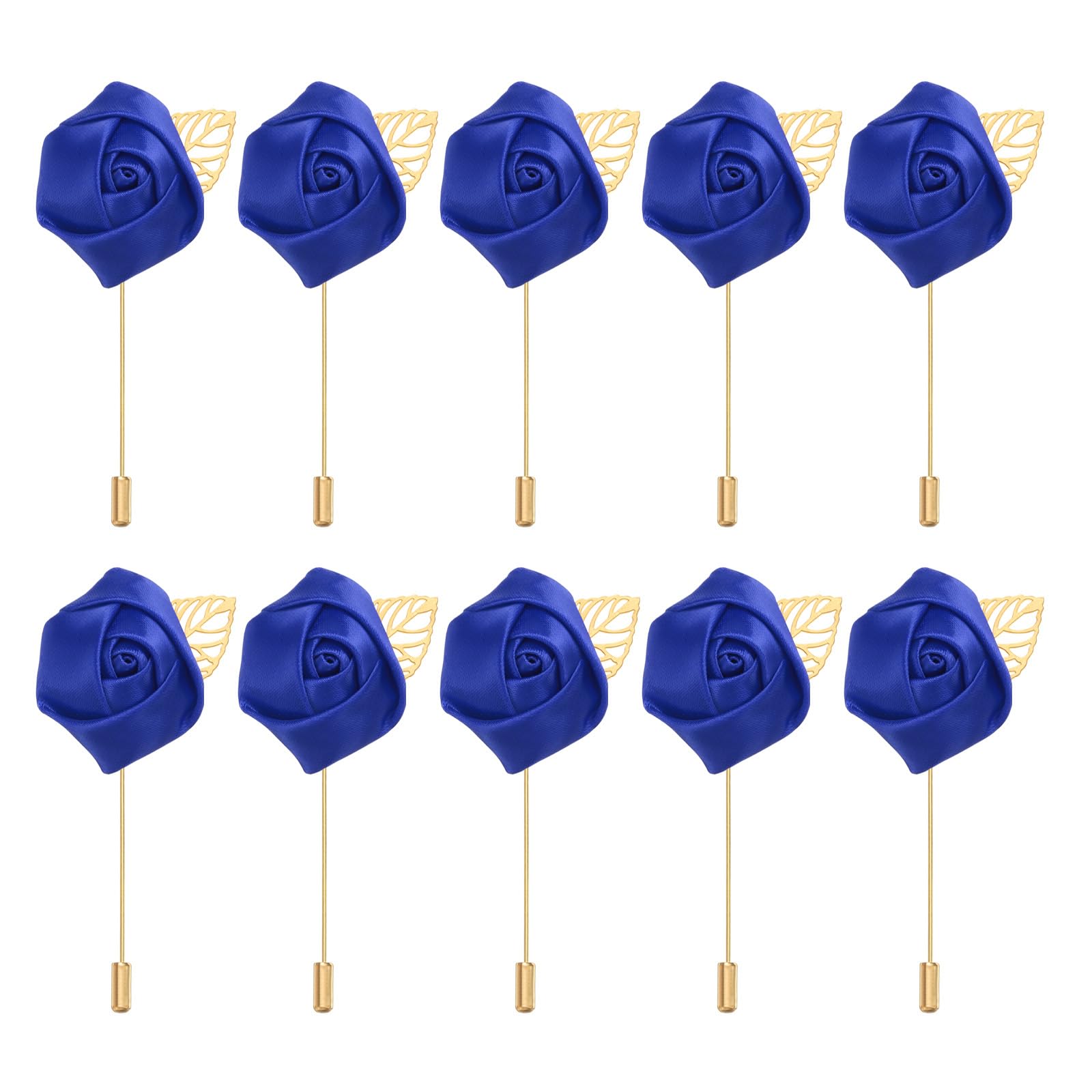 PATIKIL Flower Boutonnieres Pin, Lapel Pin For Men Camellia Flower For Suit Wedding
