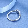 S925-Sterling-Silver-Jewelry-Puppy-Dog-Cat-Pet-Paw-Print-Ring-Size-678 S925 Sterling Silver Jewelry Puppy Dog Cat Pet Paw Print Ring (Black, 8)