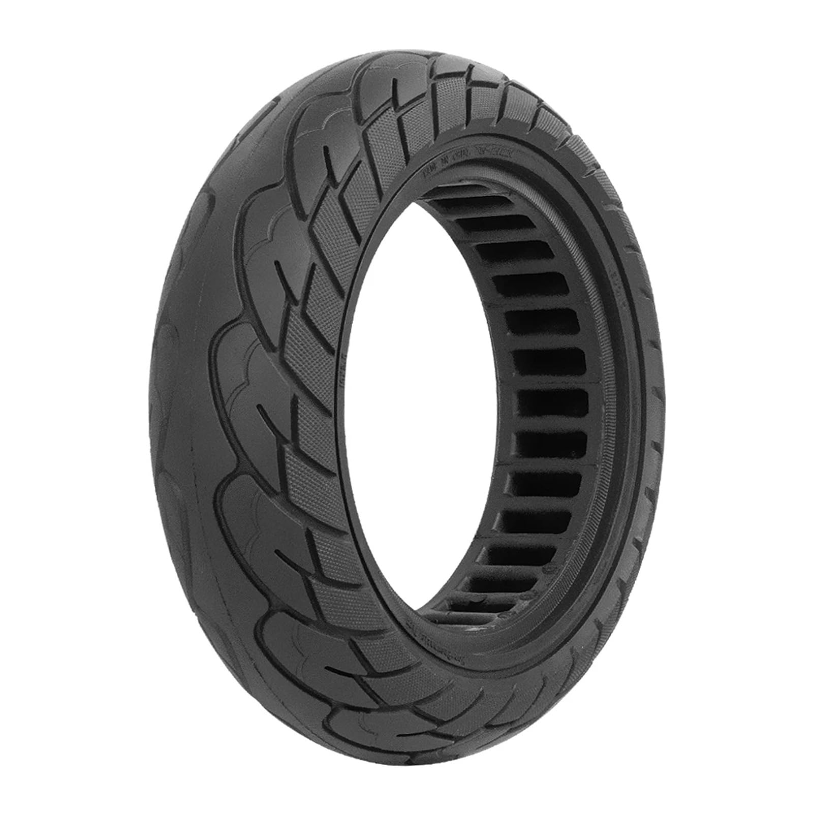 Pneu Trotinette Electrique Pneus tubeless 10x2,5 60/70-6. Pneu plein for trottinette électrique G30, pneu creux antidéflagrant à nid d'abeille de 10 pouces(Black)