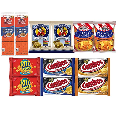 Cheese Crackers And Cheese Snacks Variety Pack Assortment Sampler Bulk Care Package (36 Count) #TOP3