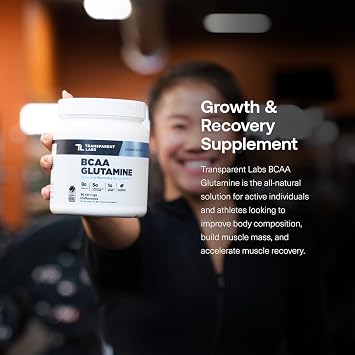 Transparent Labs Bulk Pre-Workout (30 Servings, Strawberry Lemonade) & BCAA Glutamine (30 Servings, Strawberry Lemonade)