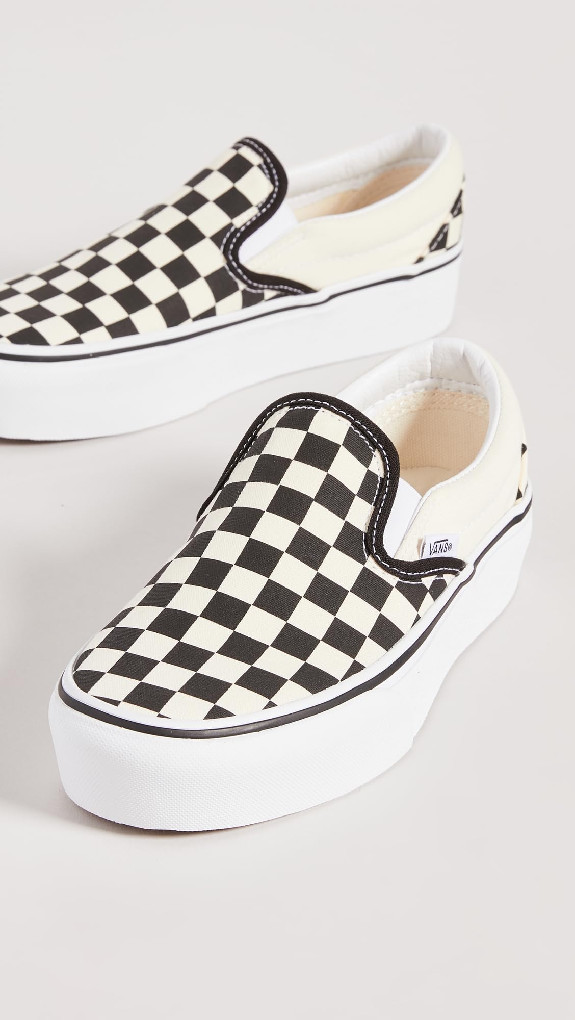Vans Classic Slip-on Platform Leather, Zapatillas Mujer