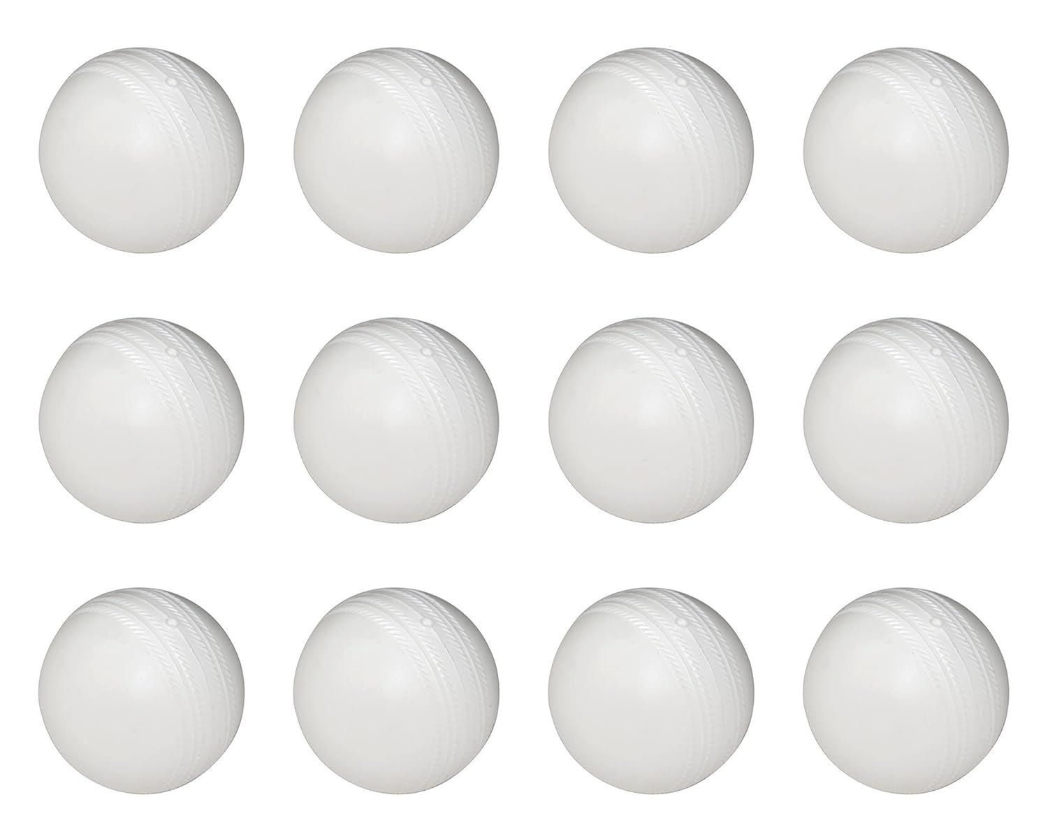 JAGMOOLYA Products Plastic Cricket Training Ball White Toy Balls for Cricket for Indoor and Outdoor Game Kids Choice Now Days (Pack of (12)-image-37