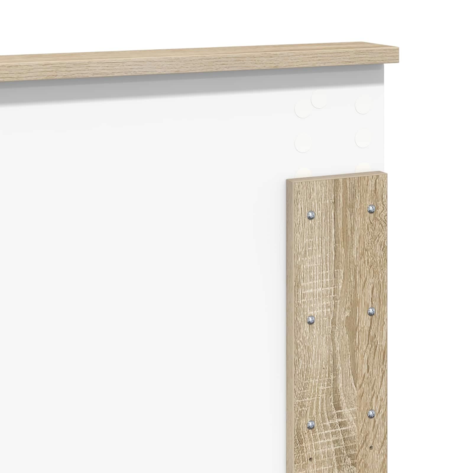 vidaXL Cabecero Roble Sonoma Madera de ingeniería
