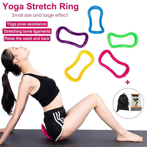 Akoak 1 Pack Yoga Circle Equipment Multi-Functional Pilates Yoga Ring Training Circle Training Resistance, Fitness Yoga Training Equipment #TOP4