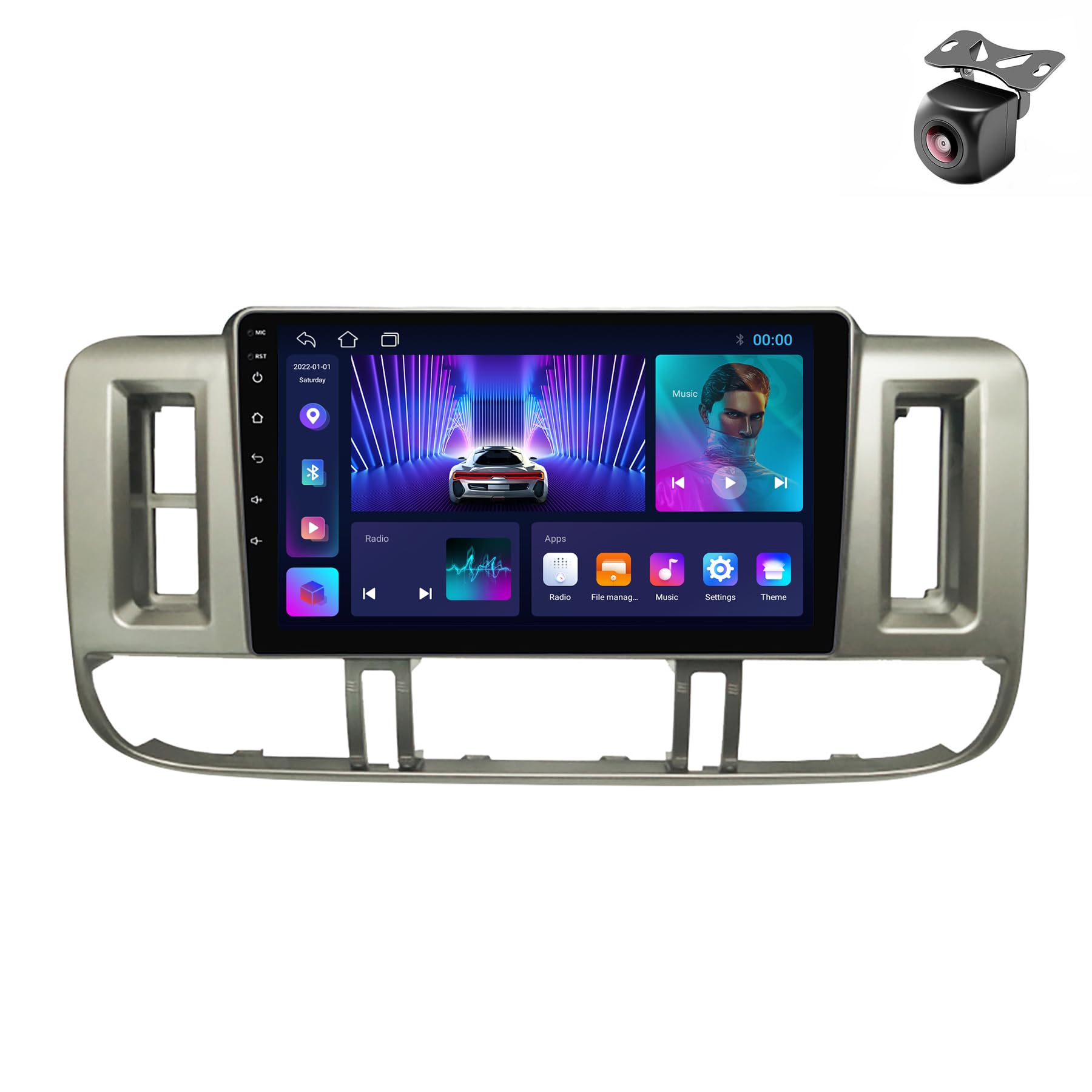Android 12 Car Radio para Nissan X-Trail X Trail 1 T30 2000-2004 2 DIN de Coche NAVEGACIÓN con Pantalla Táctil 9 Pulgadas Reproductor Multimedia Autoradio Estéreo Car-Play (M150S 4core 2+32G)