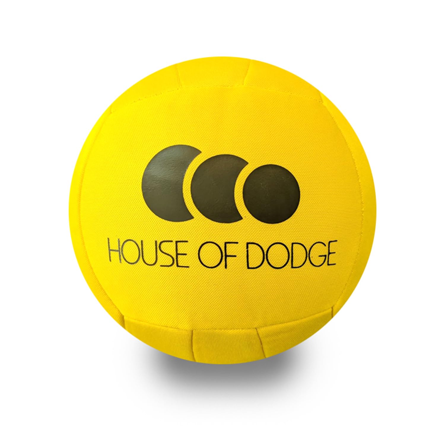 House of Dodge - Cloth Dodgeball - Size 2, Yellow - Pack of 5 - Anti Sting Junior Dodgeball for Schools, Tournaments - Soft Polyester Outer, Durable Butyl Bladder - British Standard Sizes