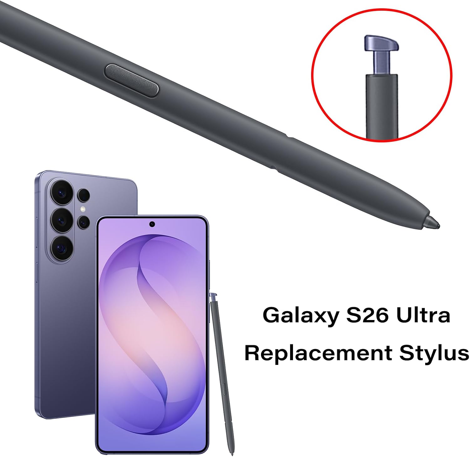 2 Pack S26 Ultra S Pen for Samsung Galaxy S26 Ultra Stylus(Cobalt Violet)