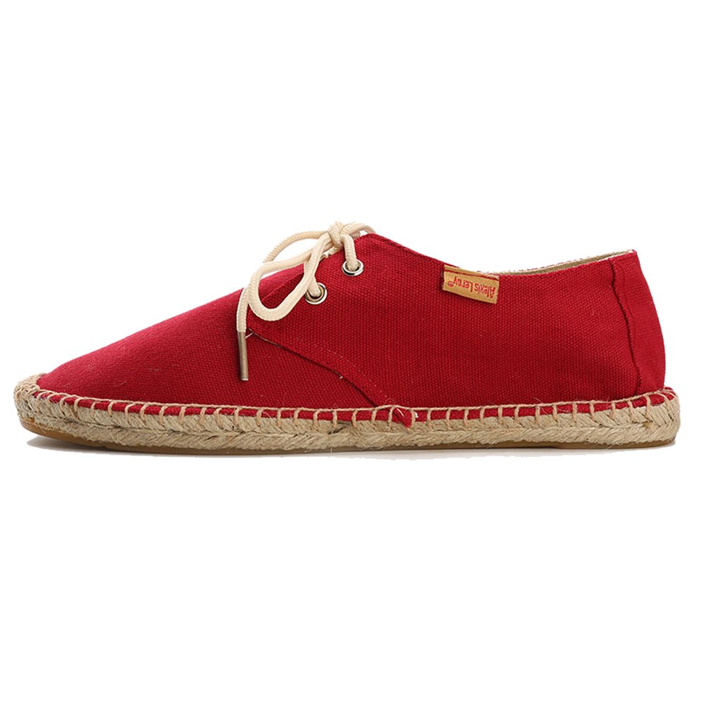 Alexis Leroy Lacets, Espadrilles Homme Rouge 41 EU / 7 UK
