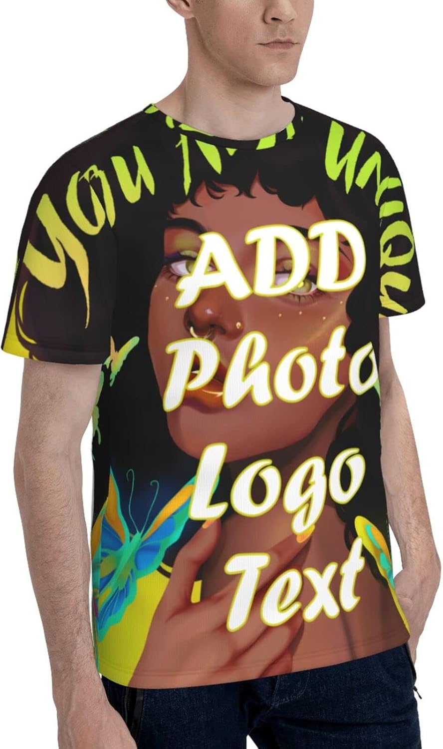 Unisex 3D Custom T Shirts Double-Sided Design Personalized Short Sleeve Tee for Men Women Youth Design Your Own Shirt - Image 4